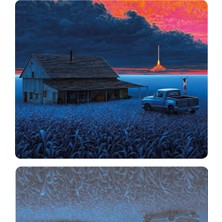 BLS 18X22 cm Küçük Boy Oyuncu Gaming Mouse Pad Kaymaz Kauçuk Taban Fare Altlığı Mousepad