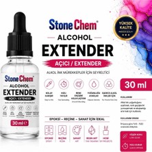 Stonechem Alcohol Ink Açıcı 30 ml | Extender | Resin Art ve Epoksi Için