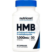 Nutricost Hmb As Calcium 1,000 Mg 60 Capsules 30 Servis