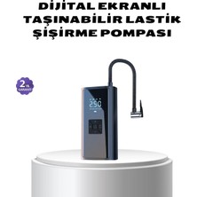 Ozka Concept Dijital Lastik Şişirme Pompası LED Işıklı 80W