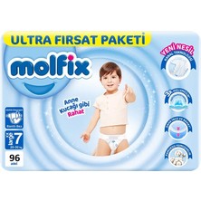 Molfix Ultra Fırsat Paketi 7 Beden Xx Large 96 Adet 20-30 kg