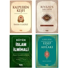 Çelik Yayınevi Imamı Gazali Seti Kalplerin Keşfi-Riyazü's Salihin-Hadislerle Müslümanın Edep ve Ahlakı-Büyük Islam Ilmihali 4'lü Set