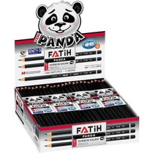Fatih Kurşun Kalem Panda Yuvarlak 12'li Paket