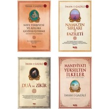 Çelik Yayınevi Imam-I Gazali Seti Nefs Terbiyesi-Namazın Sırları-Dua ve Zikir-Maneviyatı Yükselten Ilkeler 4'lü Set
