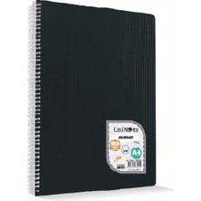 Uninote Colormaxi PP Kapaklı A4 Spiralli 60 Yaprak Çizgili Defter 12'li Paket
