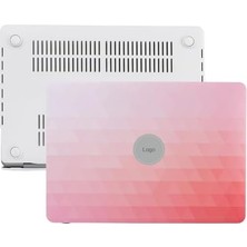 MacBook Pro 13 Sert Kapak A1706 A1708 A1989 A2159 A2251 A2289 A2338 M1 M2 Uyumlu Ince Hafif Mat Koruyucu Kılıf Kırmızı