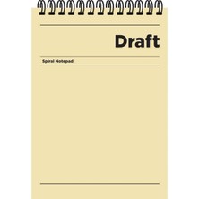Keskin Color A4 Çizgili Bloknot Draft - Sarı