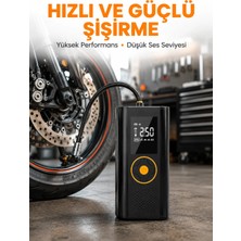 Ozka Concept Taşınabilir Dijital Lastik Şişirme Güvenli Pratik Kullanım Yeni Nesil