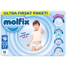 Molfix Ultra Fırsat Paketi 7 Beden Xx Large 78 Adet 20-30 kg