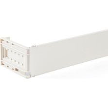 Kenney 506AP Klasik Ayarlanabilir Perde Çubuğu, 71-122 cm Genişlik, Geniş Cep, Beyaz