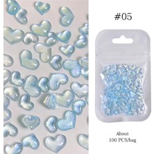 Mey İthalat Tırnakmania Tırnak Süsleme Nail Art Charm Kalp (56263-5) 4595