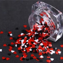 Mey İthalat Nail Art Kalp Şekilli Pul Tırnak Süsleme, 17795