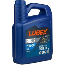 Lubex Robus Km 20W/50 4 Lt Mineral Motor Yağı