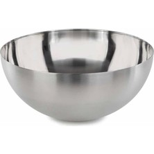 Ikea Salata Kasesi "blanda Blank" Servis Kasesi 28 cm Çap Paslanmaz Çelikten Gümüş