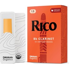 Rico By D'addario Bb-Klarinettenblätter / Hochpräzise Gefertigt / Böhm / Stärke 1,5 / 10ER-PACKU