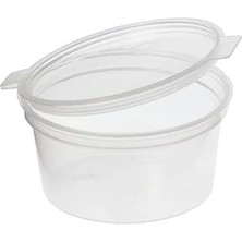 Spelt 30CC Sert Plastik Mini Kavanoz Eşya Kabı Kapaklı Küçük Ürün Kutusu Sos Kabı 50'li