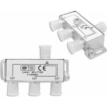 1948 Uydu Splitter 3 Lü Kablo Tv Rg6 Anten Çoklayıcı Dağıtıcı 3D Hd Sd Yayınları Destekler 1080P Destekli Yüksek Kalite Saf Bakır Iç Malzemeden Üretilmiştir Parazitleri Önleyici Özellik