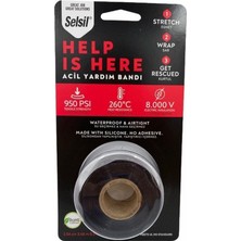 Selsil SELSİL ACİL YARDIM BANDI SİYAH (2,54 cm 3,66 m 0,5mm)