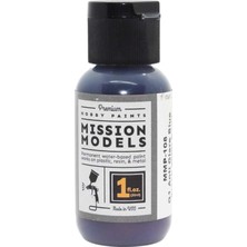 MMP-108 Q1 Japon Parlama Önleyici Mavi Siyah Ikinci Dünya Savaşı Kaput Akrilik Boya 1 Oz (30ML)