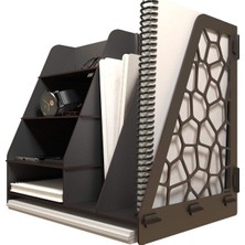 Kuk Design Voronoi Masaüstü Organizer Düzenleyici A4 Evrak Rafı