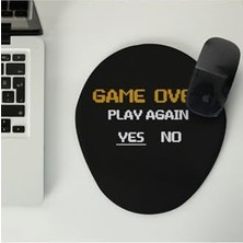 Gamer Sevgiliye Hediye Game Over Tasarımlı Mouse Altlığı Mouse Pad Mousepad