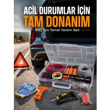Ozka Concept 27 Parça Profesyonel Oto Acil Durum Araç Yardım Ekipman Seti Taşıma Kutulu