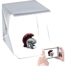 Chermik Fotoğraf Ürün Çekim Çadırı 23 x 23 LED Işıklı Stüdyo
