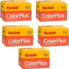 5 Rulo Kodak Colorplus 200 Asa 36 Pozlama