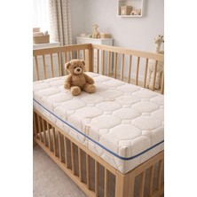 Artex 12CM Cotton Süngerli Bebek Çocuk Beşik Yatağı 70X110 Yıkanabilir Kılıflı Park Yatak O