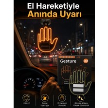Ozka Concept Pilli LED Işık Araç Camı Için Uzaktan Kumandalı El Simgesi