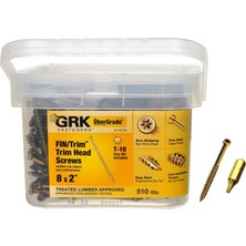 Bağlantı Elemanları 116728 Fın 8 x 2 Vidalar 510CT