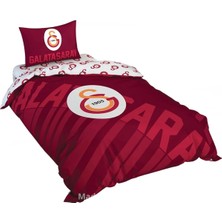 Lisanslı Nevresim Takımı Gs Kırmızı Logo Nevresim Takımı Çok Renkli Tek Kişilik