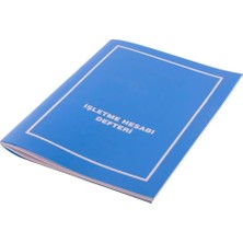 Gülpaş Işletme Hesabı Defteri Plastik Kapak 21X30 24 Yaprak (131)
