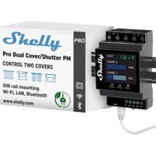 Çift Kapak Deklanşör Pm Lan Wi-Fi ve Bluetooth Bağlantısı Profesyonel Dın Ray Akıllı Çift