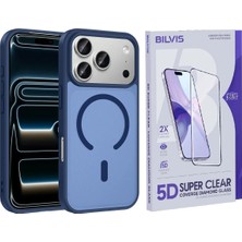 Vendas Apple iPhone 17 Pro Kılıf M-safe Şarj Özellikli Zore Babet Kapak + Bilvis Cam Ekran Koruyucu