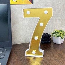 Patladı Gitti Dekoratif LED Işıklı 3D Harfler Büyük Boy Organizasyon Doğum Günü Kutlama (7)