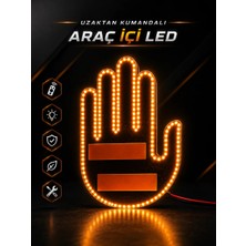 Ozka Concept Pilli LED Işık Araç Camı Için Uzaktan Kumandalı El Simgesi