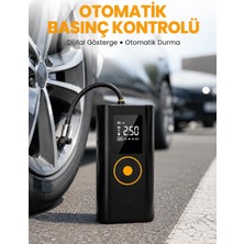 Ozka Concept Otomatik Duran Dijital Hava Pompası Kompakt Taşınabilir Tasarım Yeni Nesil