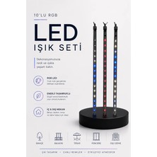 Ozka Concept Rgb LED Dış Iç Mekan Süsleme Işığı 10 Çubuklu Şerit
