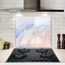 Decorıta Supreme Mermer Görünümlü / Cam Ocak Arkası Koruyucu (52CM x 60CM)