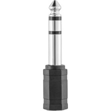 Adaptör 6.3mm Fiş - 3.5mm Soket