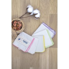 Sitilin Organik% 100 Pamuk Bebek Ağız Silme Mendili 10'lu Bebek Mendil STL6061