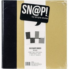 10771 Binder Sn P 6 x 8 Siyah Tek Boy