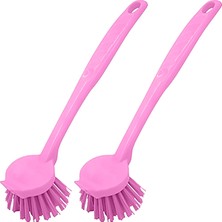 Lavabo Temizleme Fırçası, 2 Adet (Pembe)