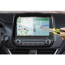 ZDN Case Ford Focus 2023 8 Inç Multimedya Ekran Koruyucu Navigasyon Şeffaf