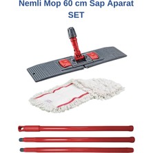 Blackbird Home Nemli Mop 60 cm Sap ve Aparat Dahil Set