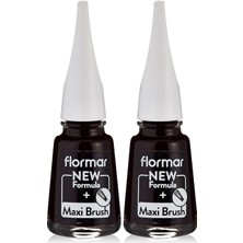 Flormar Klasik Parlak Bitişli Yüksek Pigmentli Oje Nail Enamel 323 Cherry Dessert New (2 Paketi)
