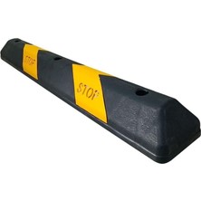 Siyah-Sarı Plastik Otopark Stoperi 110 cm