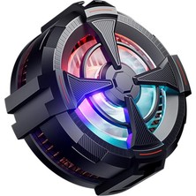 Manyetik Cep Telefonu Soğutucu Fan Rgb Radyatör Soğutucu, Oyun Için Soğutma Fanı, Kablolu, Iph