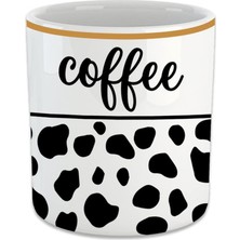Yazılı Espresso Double Türk Kahvesi Fincanı - Kulpsuz Bardak